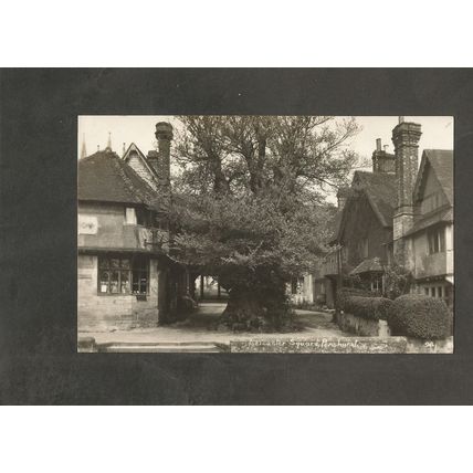 Postcard Kent Penshurst Leicester Square Eagleton Postoffice penshurst