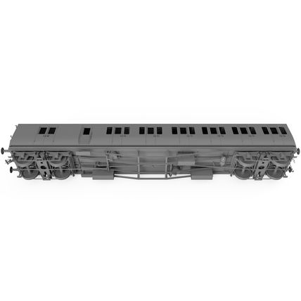 Rapido 946008 GWR Dia. E140 B Set Wartime Brown 2 Coach Pack - NEW