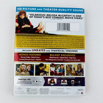 The Boss Blu-ray / DVD Unrated High Roller Edition Melissa McCarthy