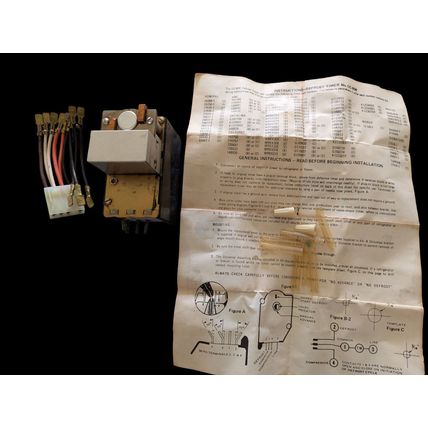 NOS Vintage Gemline CC808 Refrigerator Universal Defrost Timer 125/250V Complete