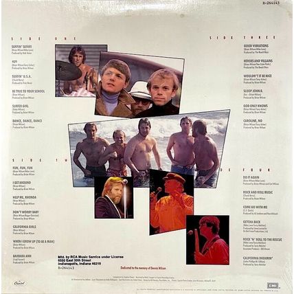 1986’s BEACH BOYS: MADE IN U.S.A. 25 surfer band hits double record album