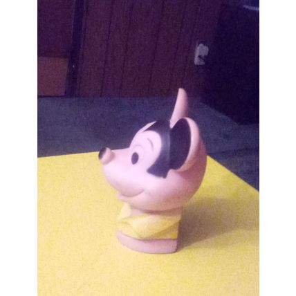 Old Vintage Original Walt Disney Mickey Mouse Squeeze Toy 1970s