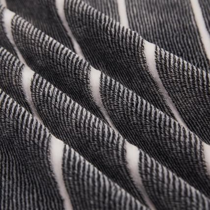 COOVA Seamless Big Blanket - 120X120 Inch Oversized King Jacquard Stripes Huge F