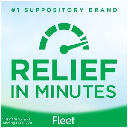 Fleet Liquid Glycerin Suppositories for Adult Constipation, 7.5 Ml, 4 Bottles (1