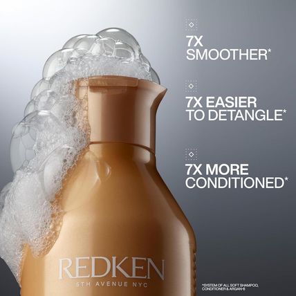 Redken All Soft Shampoo and Conditioner Set for Dry or Brittle Hair - Provides I