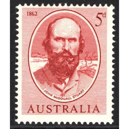 AUSTRALIA 1962: CENTENARY STUART'S OVERLAND CROSSING - 5d MNH (G1)