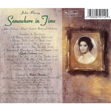 1980’s SOMEWHERE IN TIME original John Barry film soundtrack CD