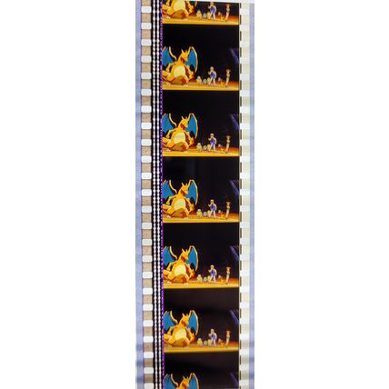 Pokemon . Pk NDN - A013m . 1 STRIP OF 5 - 35MM FILM CELLS
