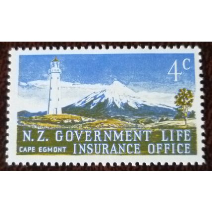 New Zealand 1969 Life Insurance Department 4c Lighthouse mint stamp SGL59
