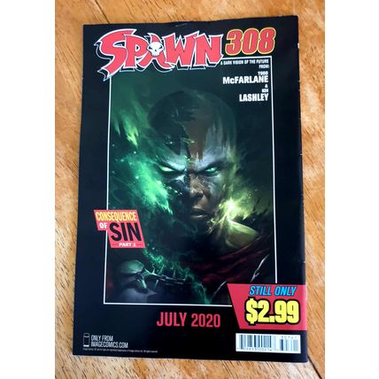 Collectable " Spawn " Comic. #307 June 2020.
