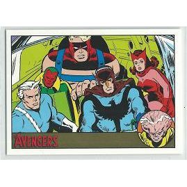 AVENGERS SILVER AGE ' GOLD Parallel ' card # 86 (2015)