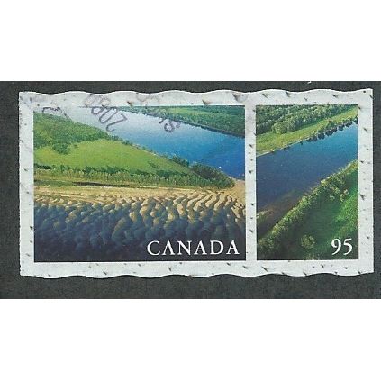 CAN 2000 95c (S/A) 'CANADIAN RIVERS AND LAKES' FINE USED (EBID49-101)
