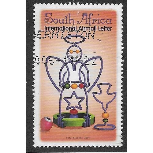 ZAF 2005 (INT AIRMAIL LETTER) ' CHRISTMAS' FINE USED (EBID 52-011)