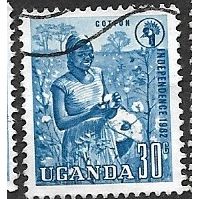 UGANDA 1962/1964 SG 103 - #4 fine used (o)