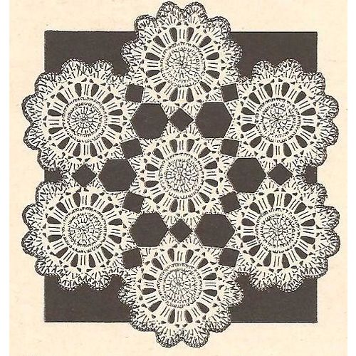 Crochet Hot Pad Pattern Colorful Hot Dish Mat