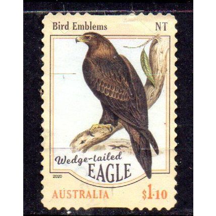 AUSTRALIA: 2020, $1.10 WEDGE TAILED EAGLE, USED SELF-ADHESIVE STAMP. 472-502