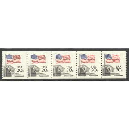 1895a 20c U.S. Flag Fine MNH SG PNC 12/5 V0145