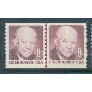 1402 8c Dwight Eisenhower Fine MNH CLP R0256