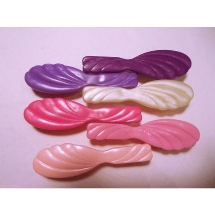 Vintage Barbie Shell Style Hair Brushes Lot of 6 All Different Colors #2