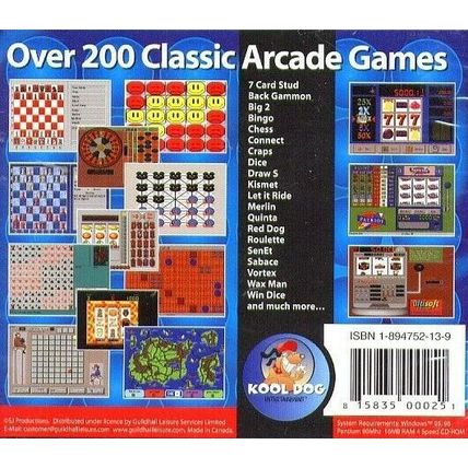 Twin CD: Board & Dice Games/Casino Games (2PC-CDs, 2001) Win - New CDs in SLEEVE