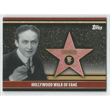 2011 TOPPS AMERICAN PIE ' HOLLYWOOD WALK of FAME ' card # 44 HARRY HOUDINI