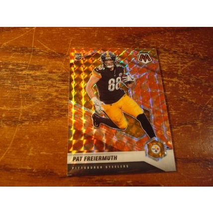 2021 Panini 3-Rc Cards, w/Orange reactive Prizm, PAT FREIERMUTH, Steelers