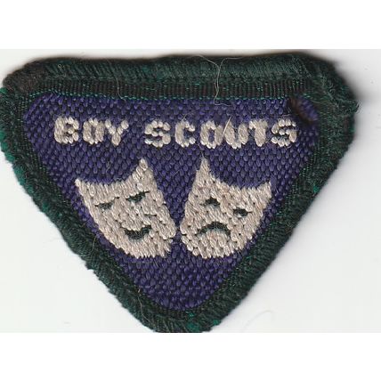 Scout Badges UK Pre 67 Wolf Cub Proficiency Entertainer - Black Back Used (PF73)
