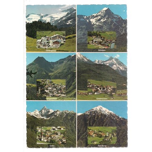 TIROL, AUSTRIA multi-view unused postcard =