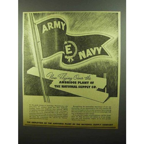 1942 National Supply Company, Ambridge Plant Ad