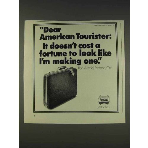 1977 American Tourister Attache Case Ad - A Fortune