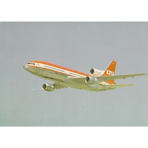 LTU Lockheed L1011 500 Tristar Civil Aviation Postcard (A19679)