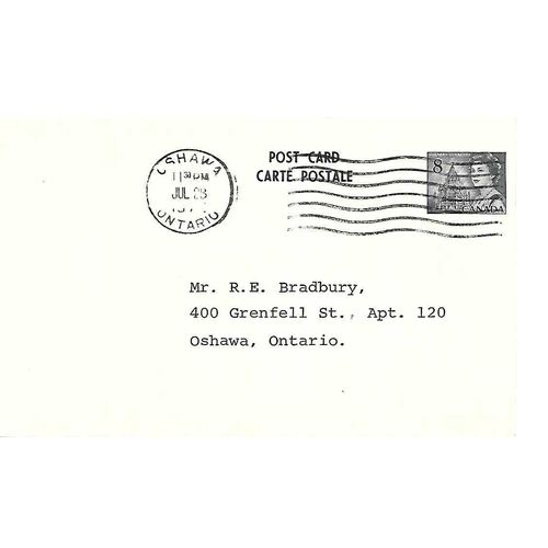 Canada Red Cross Postal Card USED 1972 Climbing Children, Oshawa