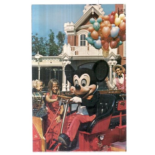 THE "CHIEF FIREMOUSE", WALT DISNEY WORLD, FLORIDA, US unused postcard #