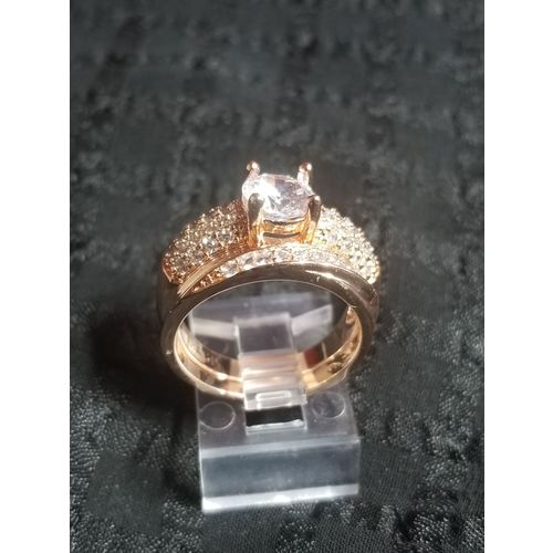 Anastasia Wedding Band AAA CZ Diamonds/Rose Gold