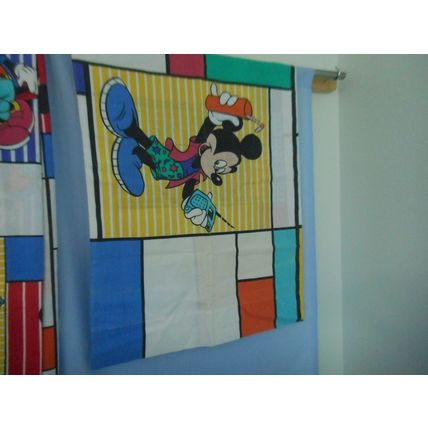 Bedding set Disney Micky Mouse 2 piece Flannel Flat 69x98 & Fitted 42x 77 x 8