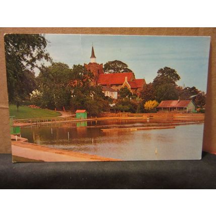 ST. MARY'S CHURCH, MALDON, ESSEX. , used postcard Colourmaster =