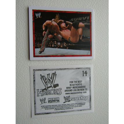 Topps - Merlin 2008 WWE Heroes Wresting Stickers 1-216 & P1-P15 Variants (EB2)