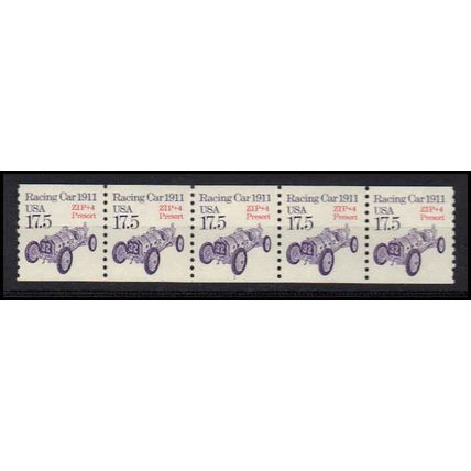 2262a 17.5c Race Car Very Fine MNH Dry Gum PNC 1/5 X1077