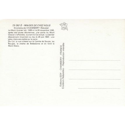 Mont Granier Chambery France unused VGC