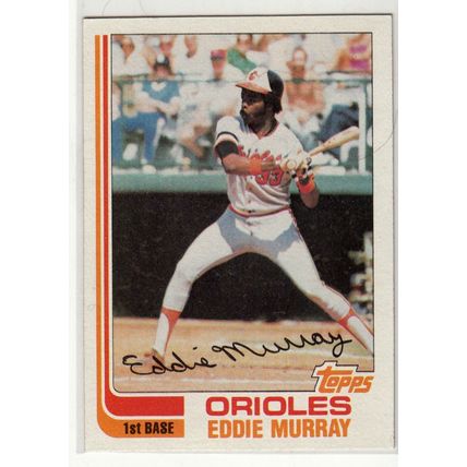 1982 Topps Eddie Murray baseball card #390 – Orioles