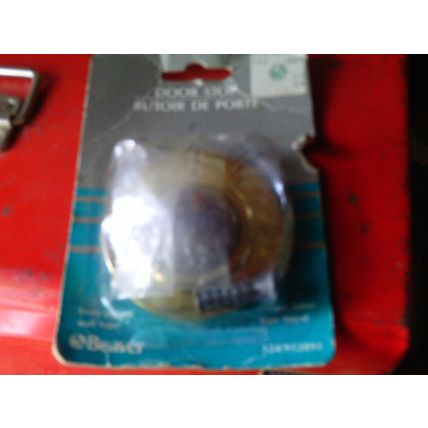 Brass wall mount door knob stop opened package