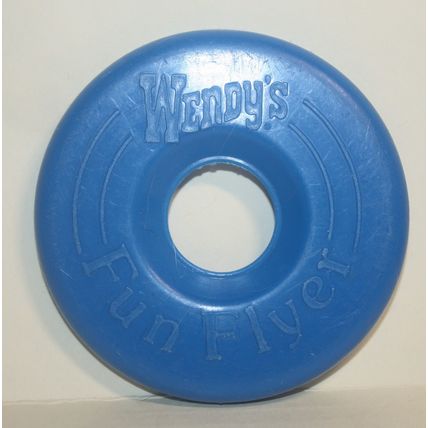 1980s Wendys Mini Blue Fun Flyer