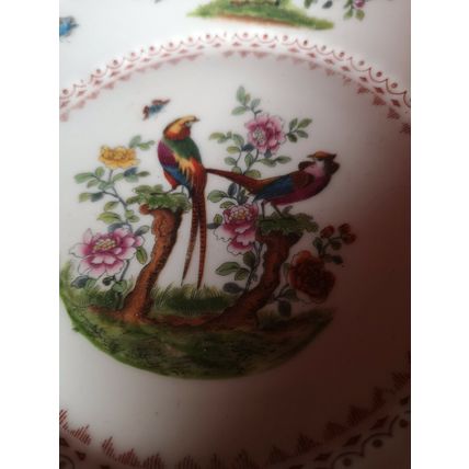Pretty Flora Birds And Butterflies Plate