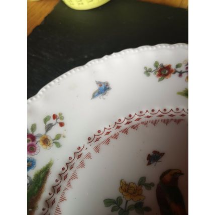 Pretty Flora Birds And Butterflies Plate