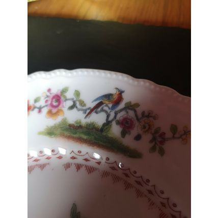 Pretty Flora Birds And Butterflies Plate