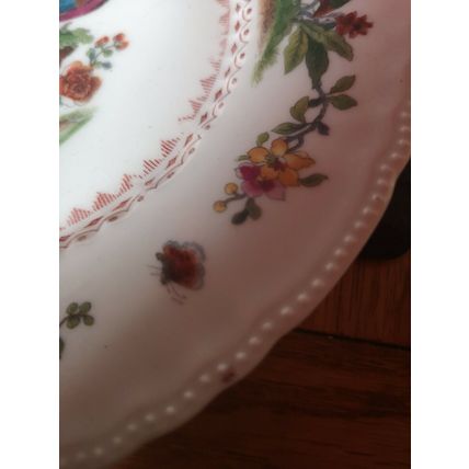 Pretty Flora Birds And Butterflies Plate