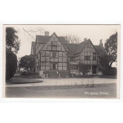 The Grange Country House Worton Postcard RP Wiltshire