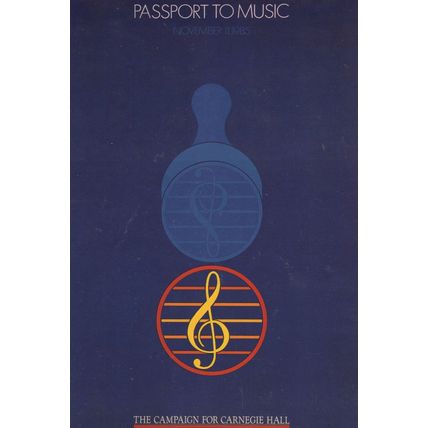 The Campaign For Carnegie Hall Passport To Music USA Postcard