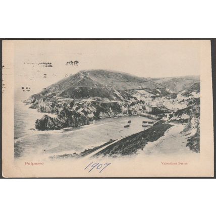 Polperro, Cornwall, 1907 - Valentine's Postcard