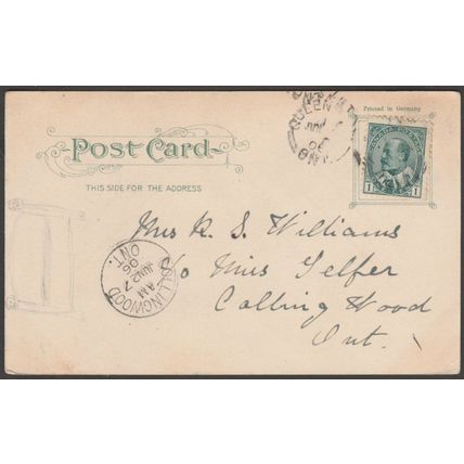 General Brock Monument, Queenston, Ontario, 1906 - Nicklis & Lawrence Postcard
